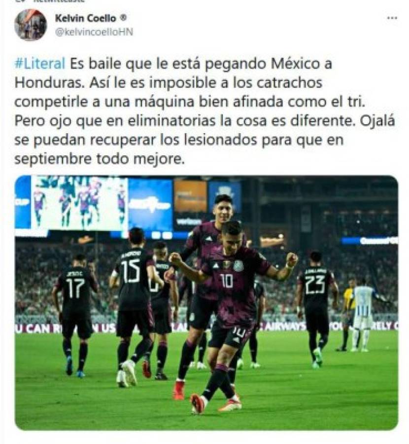 Orlando Ponce 'explota' tras eliminación de Honduras ante México en Copa Oro: 'Siempre es la misma paja'