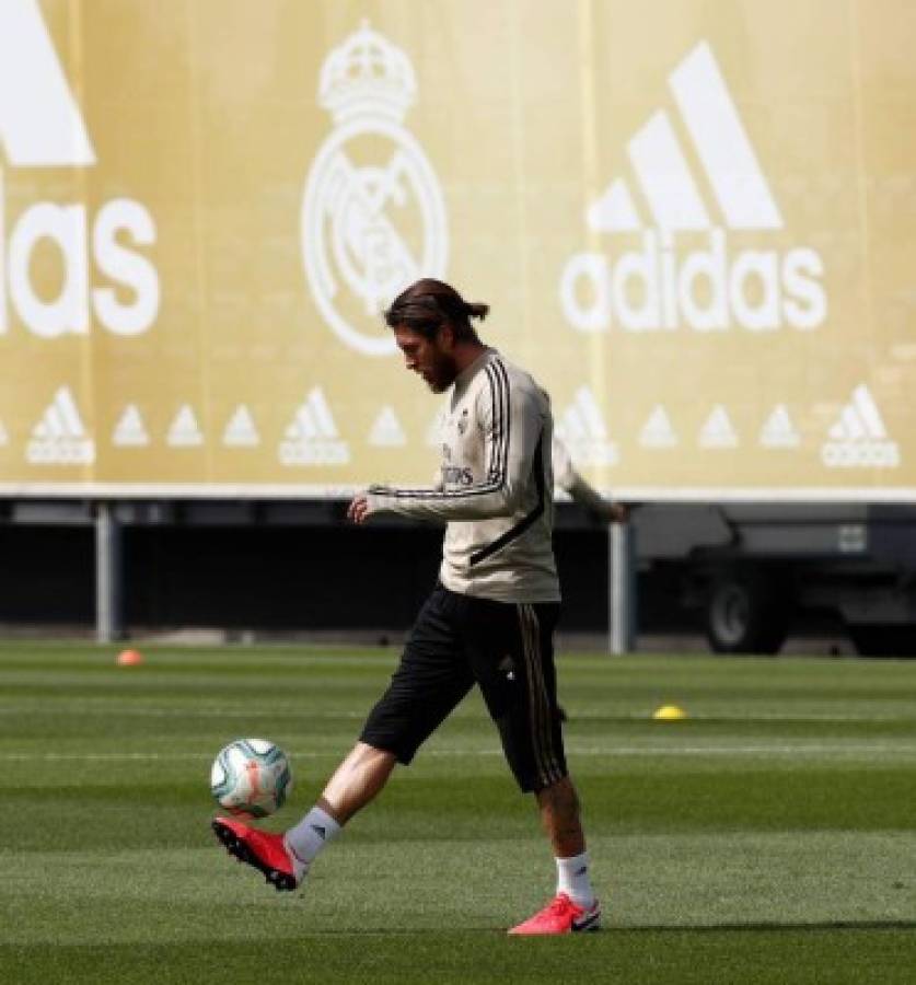 Solo uno con mascarilla: Real Madrid regreso a los entrenamientos con nuevos looks y sin protección