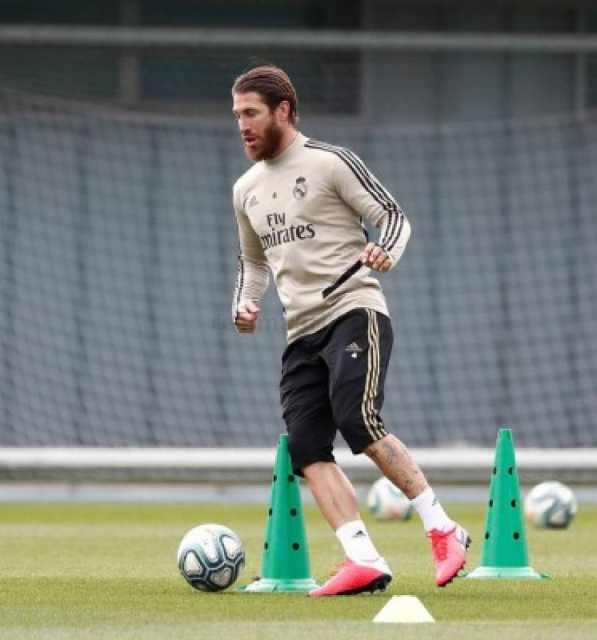 Solo uno con mascarilla: Real Madrid regreso a los entrenamientos con nuevos looks y sin protección