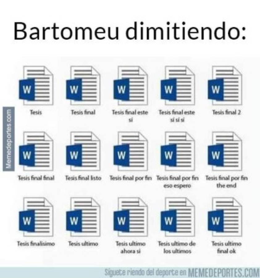 Messi y el Barcelona celebran: Los crueles memes de la renuncia de Bartomeu como presidente