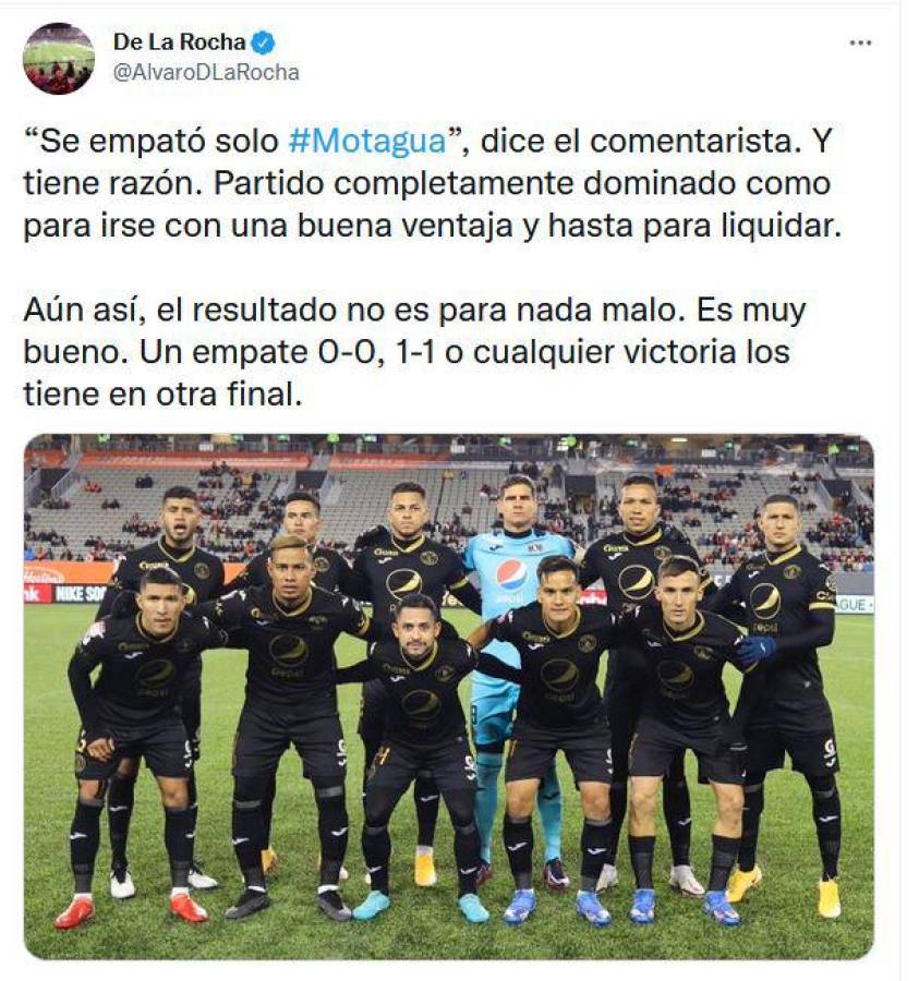 “Se empató solo”: Lo que dicen en redes sobre el empate de Motagua ante Forge FC en la Liga de Concacaf