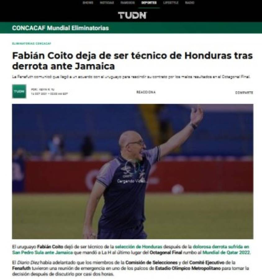 ¡Ya mencionan candidatos! La reacción de la prensa internacional tras la destitución de Fabián Coito