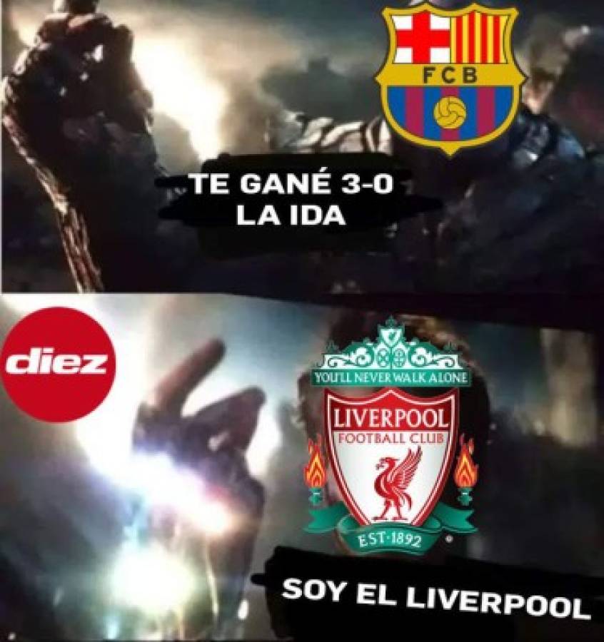Liverpool, Messi y los memes que destrozan al Barcelona por su eliminación en Champions