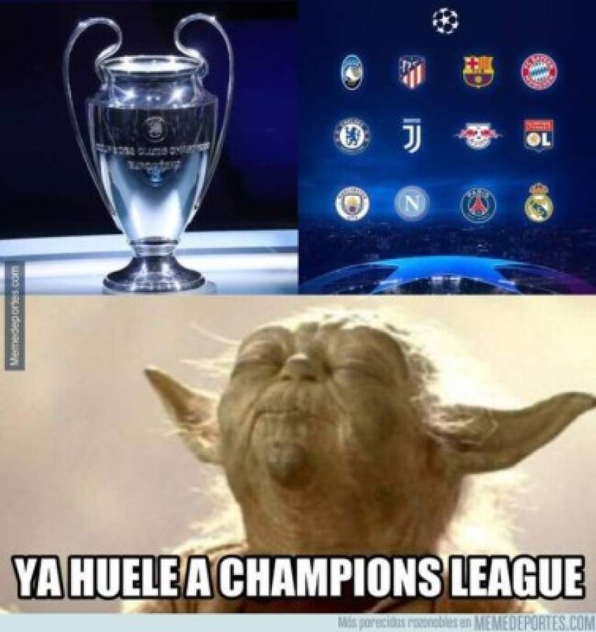 Los crueles memes del regreso de la Champions donde no perdonan al Real Madrid y Barcelona