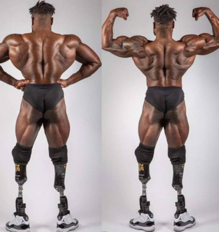 El fisicoculturista 'biónico': Perdió sus dos piernas en un accidente y ahora es un campeón