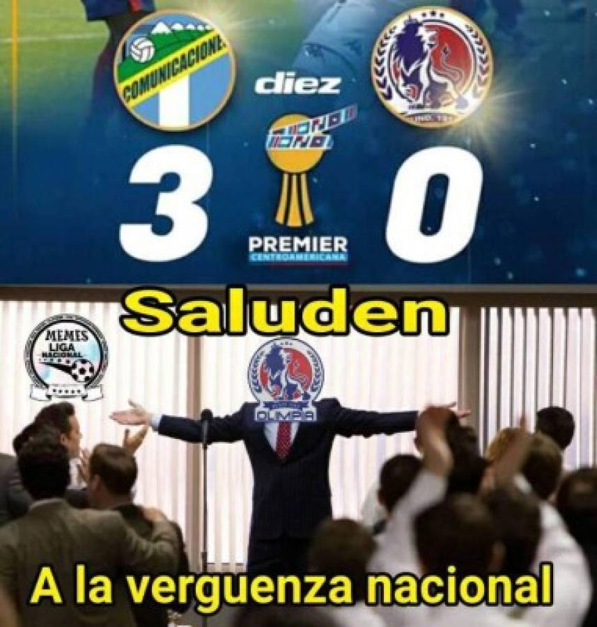 Los memes destrozan a Olimpia luego de perder ante Comunicaciones