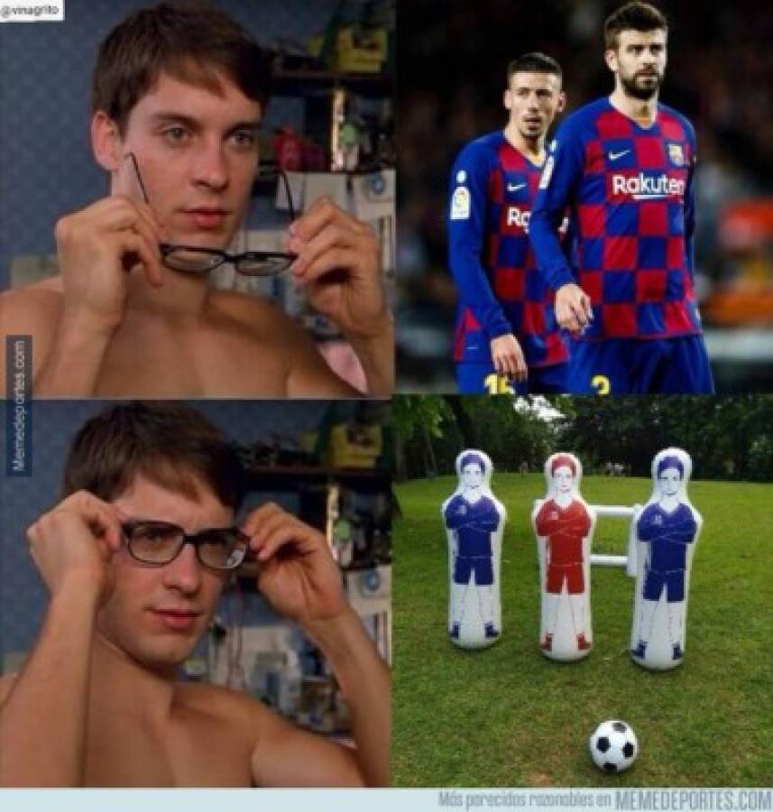 Hacen pedazos a Piqué y a Messi: Los otros memes de la goleada del PSG al Barcelona