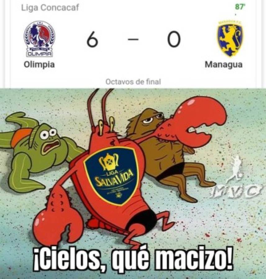 Olimpia golea en la Liga Concacaf y los memes vuelan la red: Motagua y Marathón las víctimas