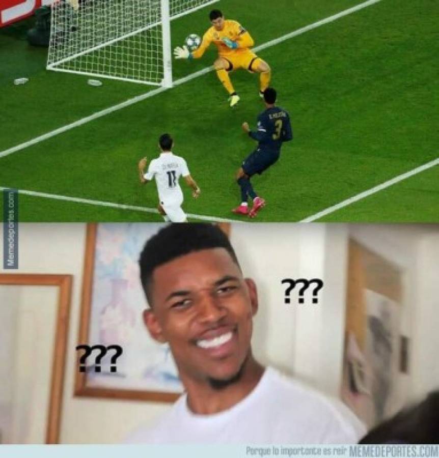 Los memes hacen pedazos al Real Madrid y a Courtois tras el baile que les dio el PSG