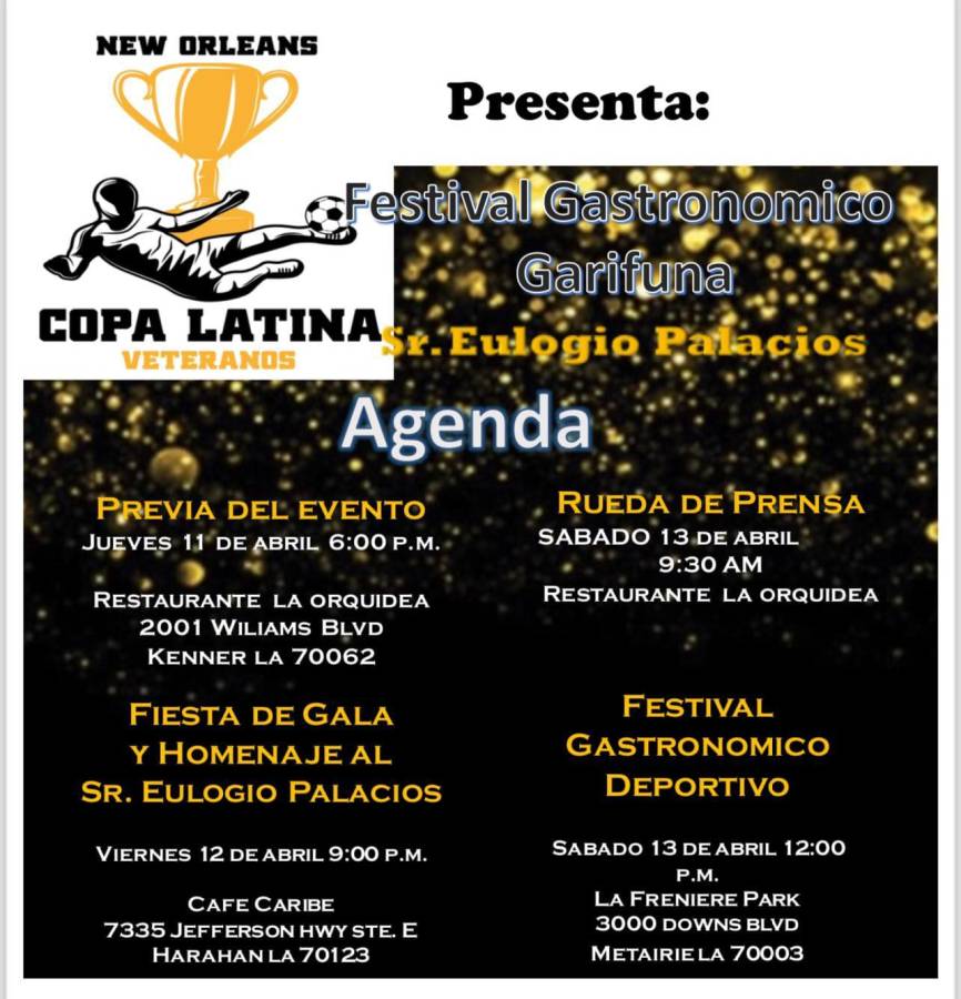 Don Eulogio Palacios será homenajeado esta noche en New Orleans y lo acompañarán grandes exfiguras del fútbol hondureño