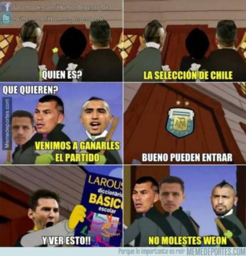 Los memes de la goleada de Brasil y del sufrido triunfo de Argentina