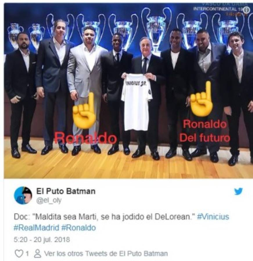 Los crueles memes de la presentación de Vinicius con el Real Madrid