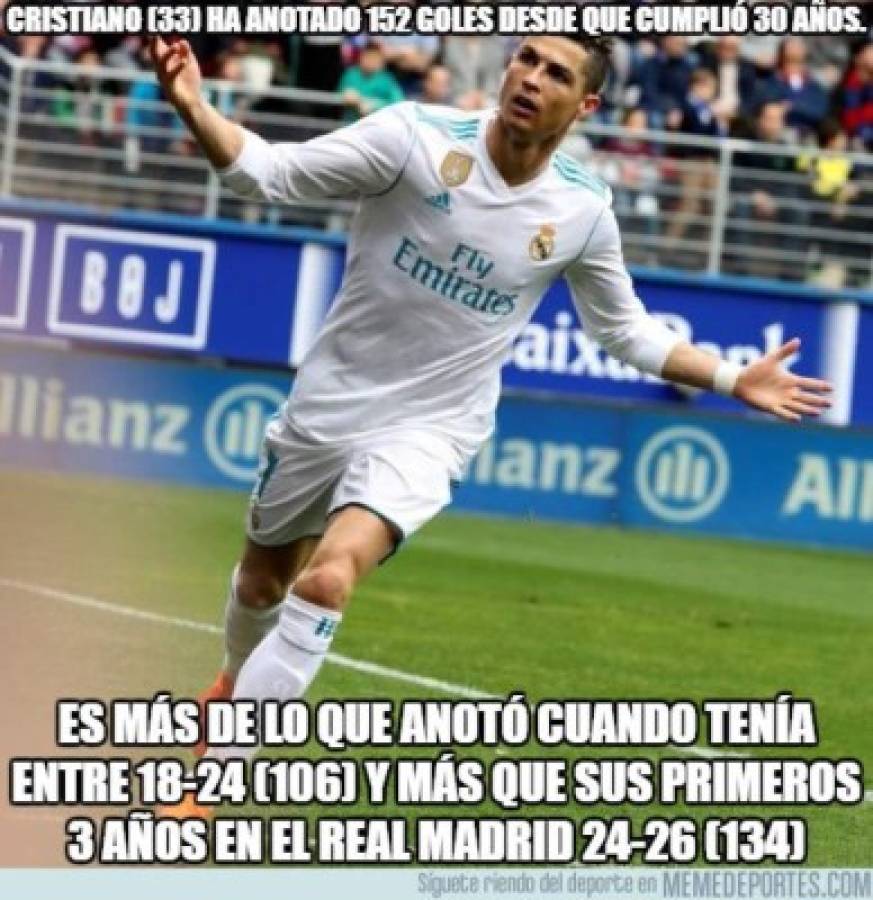 Cristiano Ronaldo, protagonista de los mejores memes que dejó el fin de semana