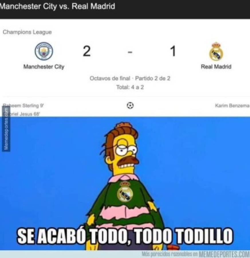 Los otros memes que no has visto de la eliminación del Real Madrid en la Champions League