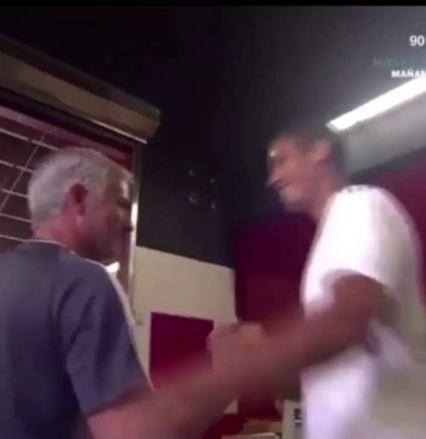 Lo que no se vio: Emotivo gesto de Mourinho con sus exjugadores del Real Madrid