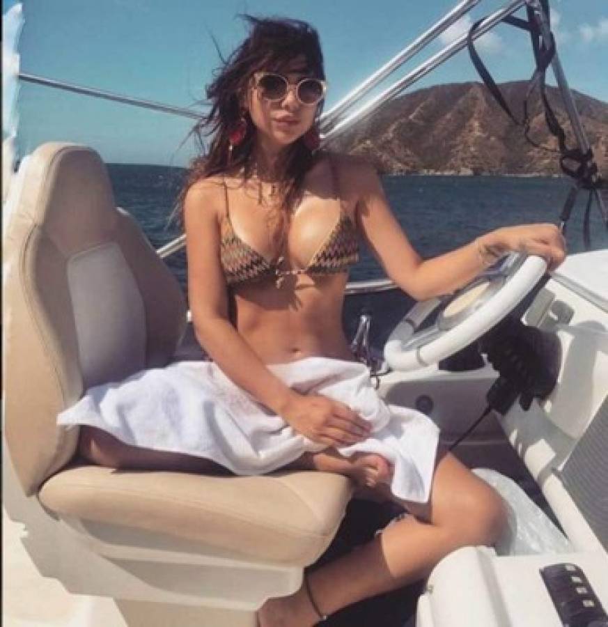 La bella hermana de James Rodríguez que se fue a Rusia para ver a Marco Asensio