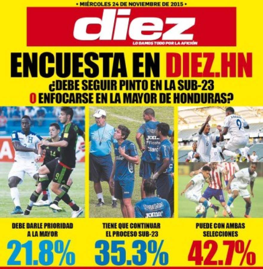 Las portadas digitales de DIEZ de este martes 24 de noviembre