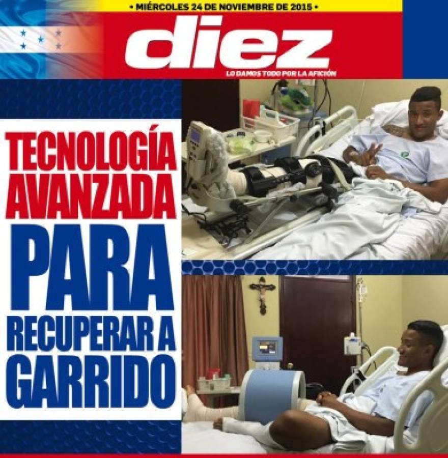 Portadas digitales de DIEZ de este miércoles 25 de noviembre