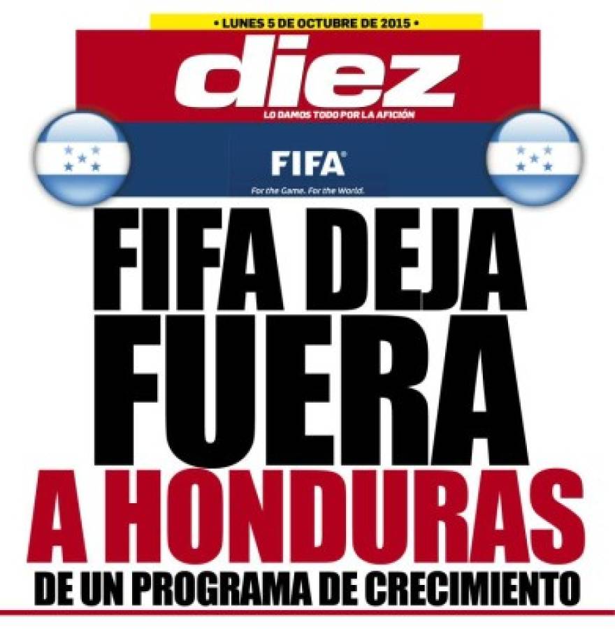 Las portadas digitales de DIEZ de este lunes 5 de octubre de 2015