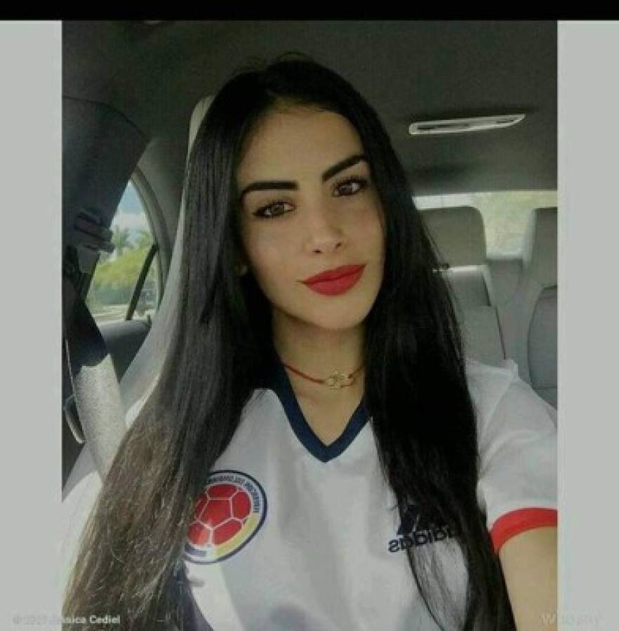 Jéssica Cediel, la presentadora colombiana aficionada a su selección y al Real Madrid