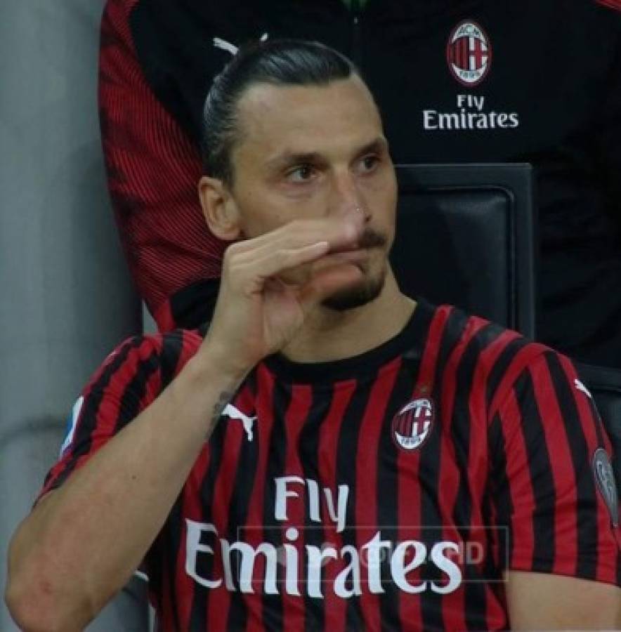 El polémico gesto de Ibrahimovic y se ríe de Cristiano Ronaldo tras marcarle a la Juventus