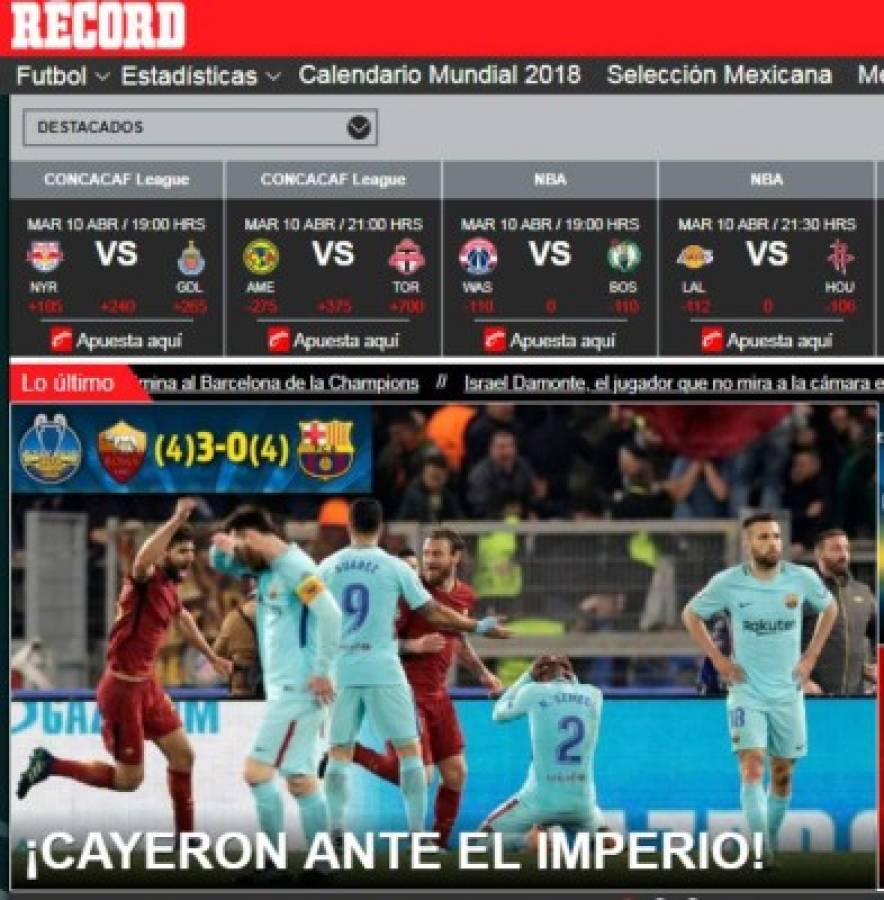 La prensa internacional no perdona al Barça: 'Papelón histórico'