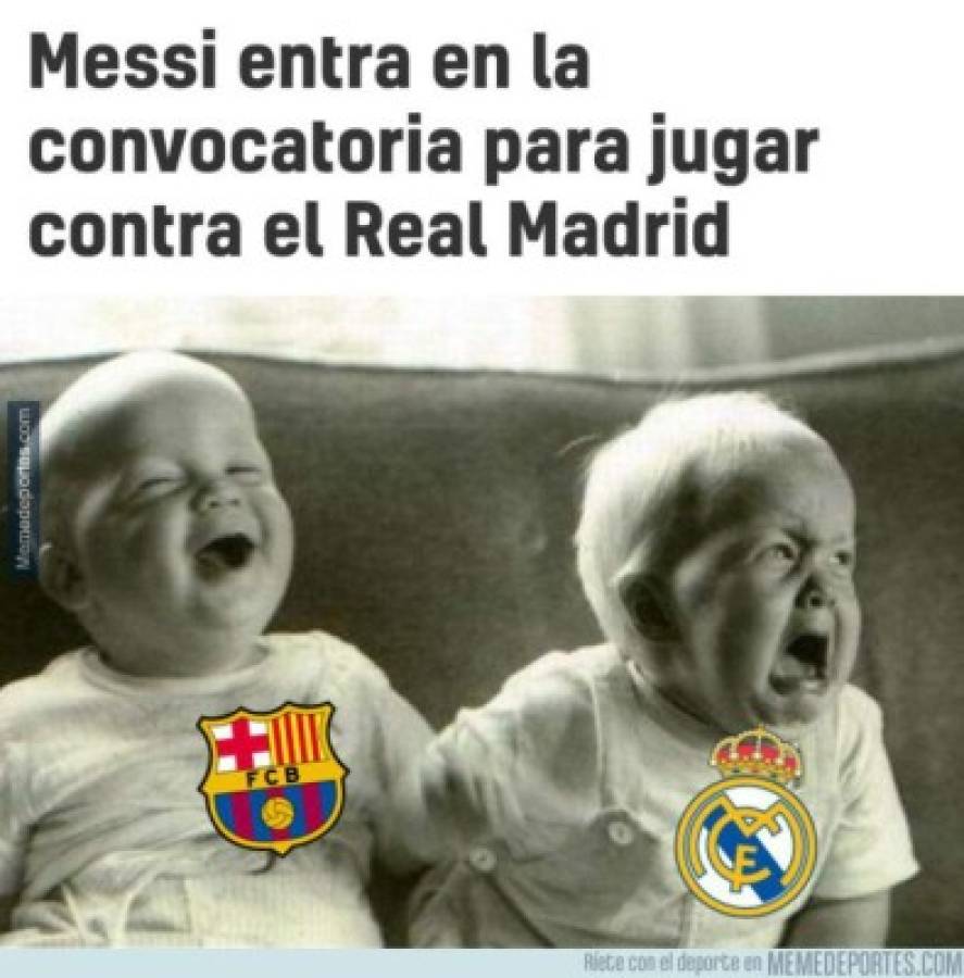 Los despiadados memes que dejó el empate entre Barcelona y Real Madrid