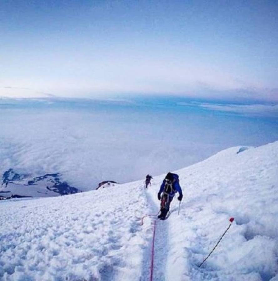 FOTOS: Conocé a Ronald Quintero, el conquistador de montañas hondureño