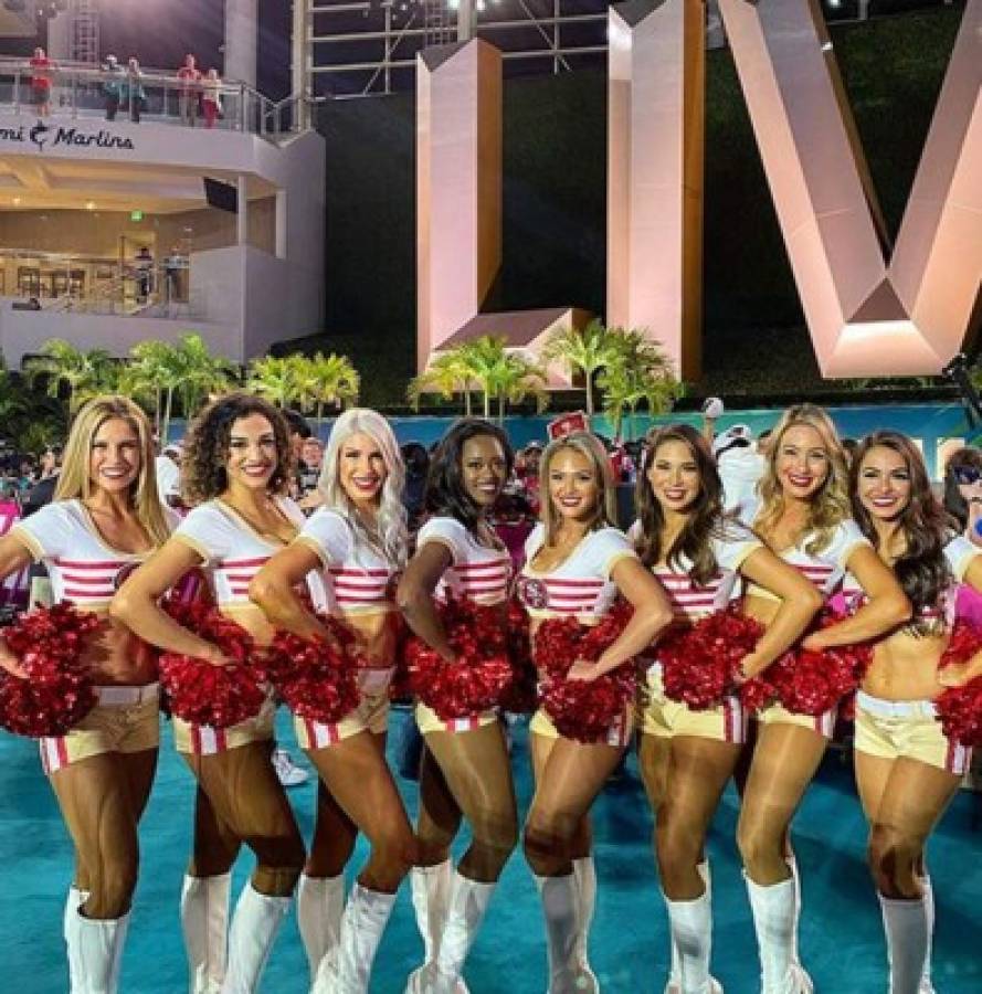 Las cheerleaders de los Chiefs y de los 49ers que van a deslumbrar en el Super Bowl