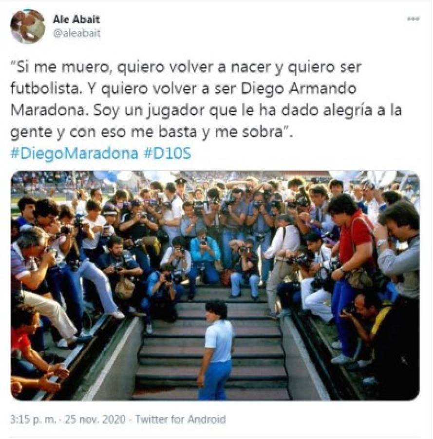 El día que Maradona se nos fue: Los mensajes más conmovedores que se dieron en las redes sociales