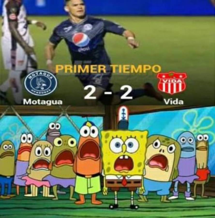 Memes: Motagua celebra la goleada ante el Vida y llegan las burlas en las redes sociales