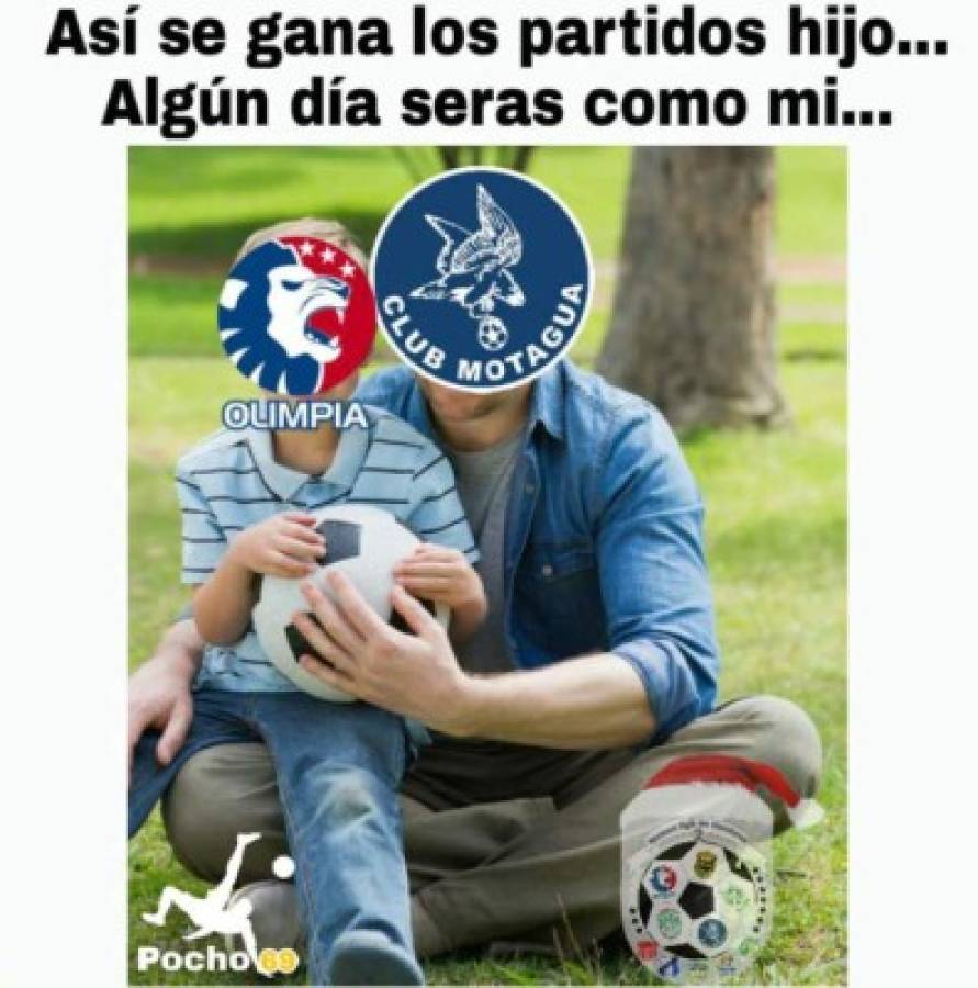 Motagua revienta con memes al Olimpia tras golearlo en Comayagua