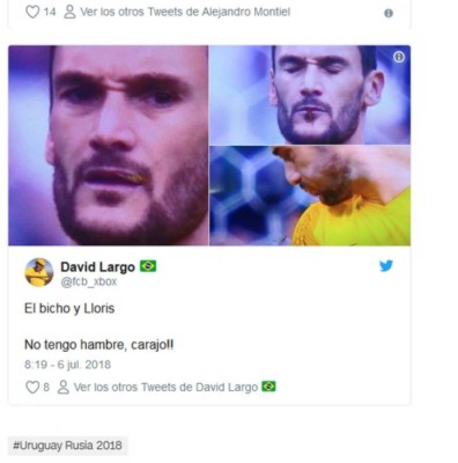 Los memes atacan a Muslera y Suárez tras eliminación de Uruguay ante Francia