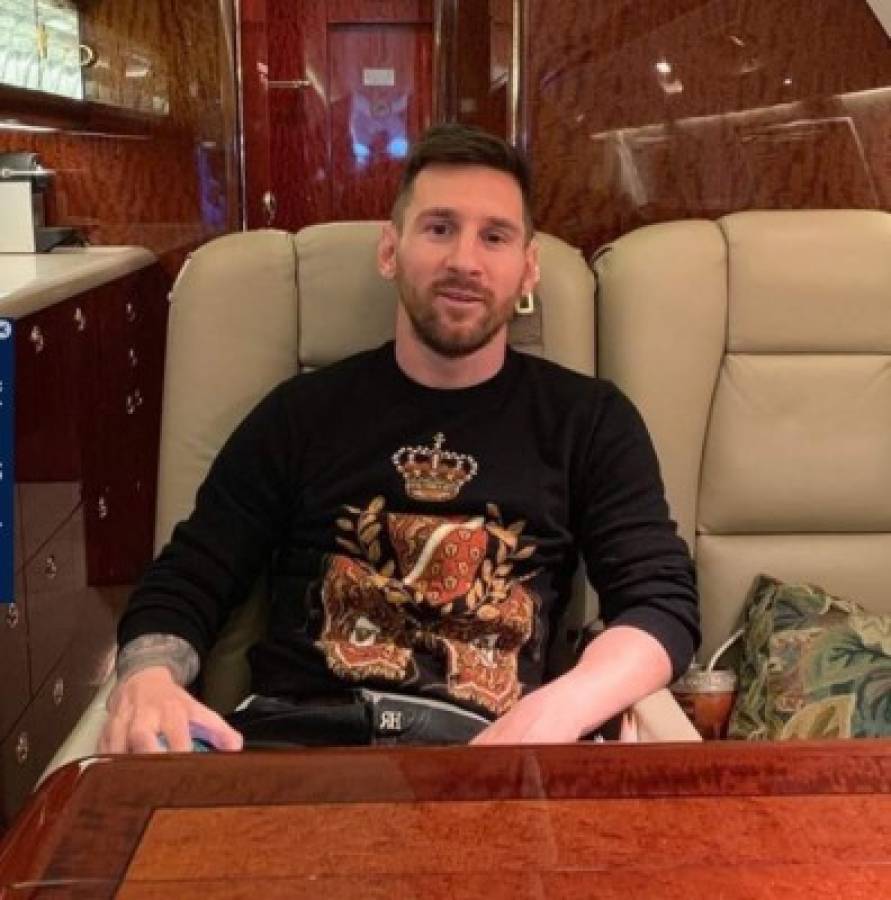 De $15 millones: El jet privado de Messi que tuvo que aterrizar de emergencia por un fallo