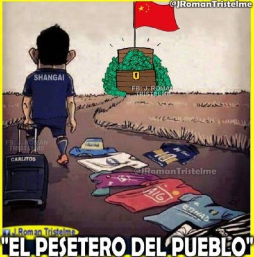 Los graciosos memes que invadieron las redes sociales en Argentina tras la salida de Tevez a China