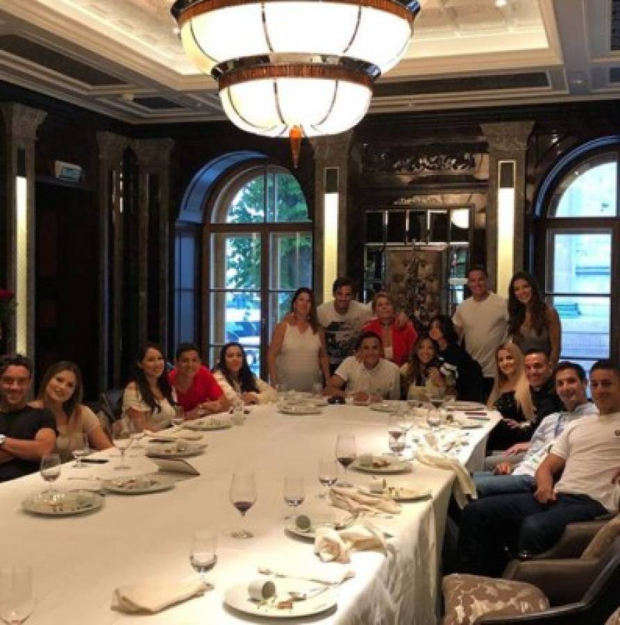 Andrea Salas celebró su cumpleaños junto a Keylor Navas en pleno mundial