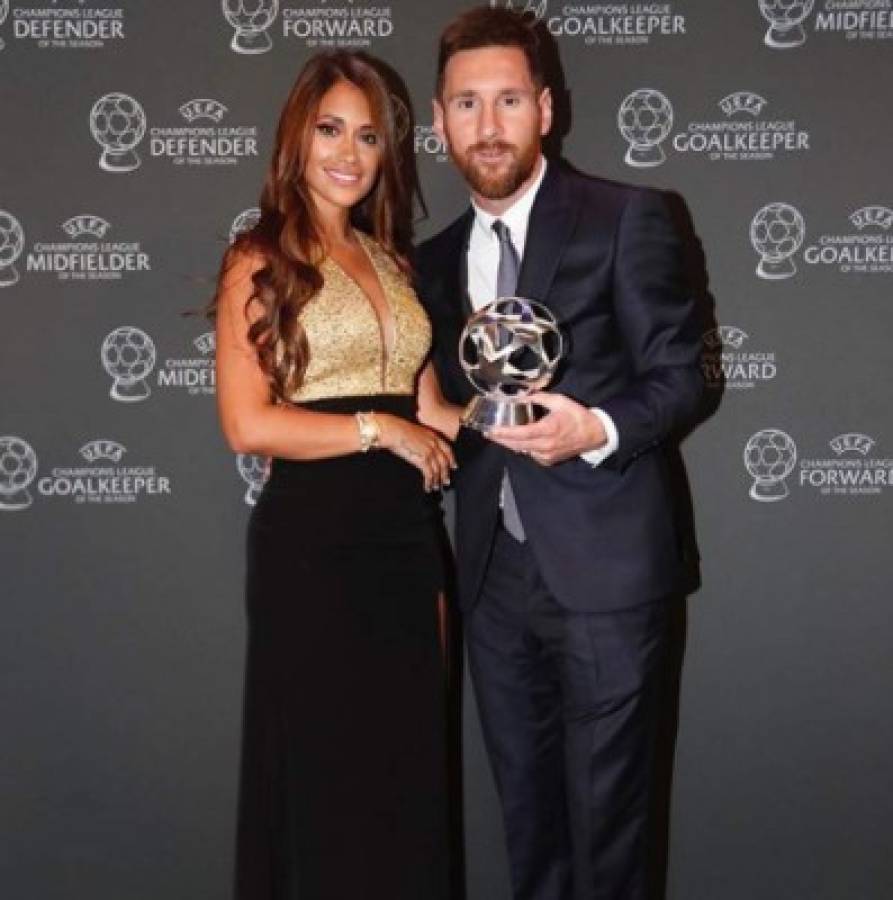 ¡Qué fotos! Antonella Roccuzzo levanta suspiros durante el sorteo de la Champions