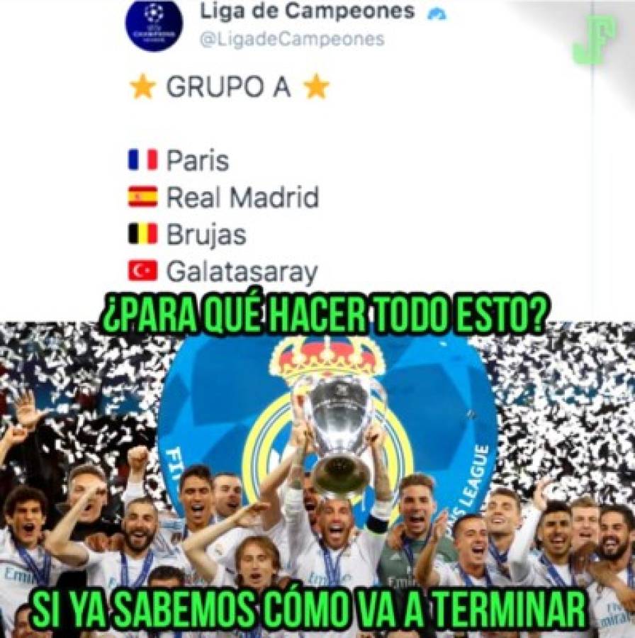 Los memes que calientan el inicio de la Champions con Madrid y Barca como protagonistas  