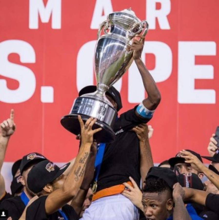 Así celebraron los hondureños y el Houston Dynamo el título de Copa