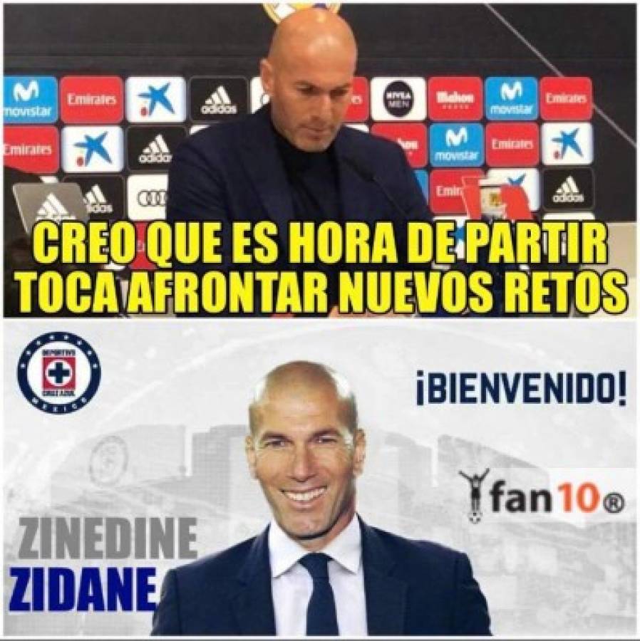 ¡Para morir de risa! Los mejores memes de la salida de Zidane del Real Madrid