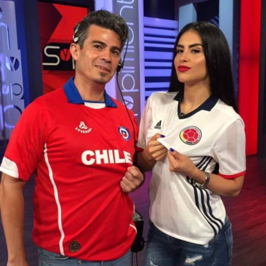 Jéssica Cediel, la presentadora colombiana aficionada a su selección y al Real Madrid