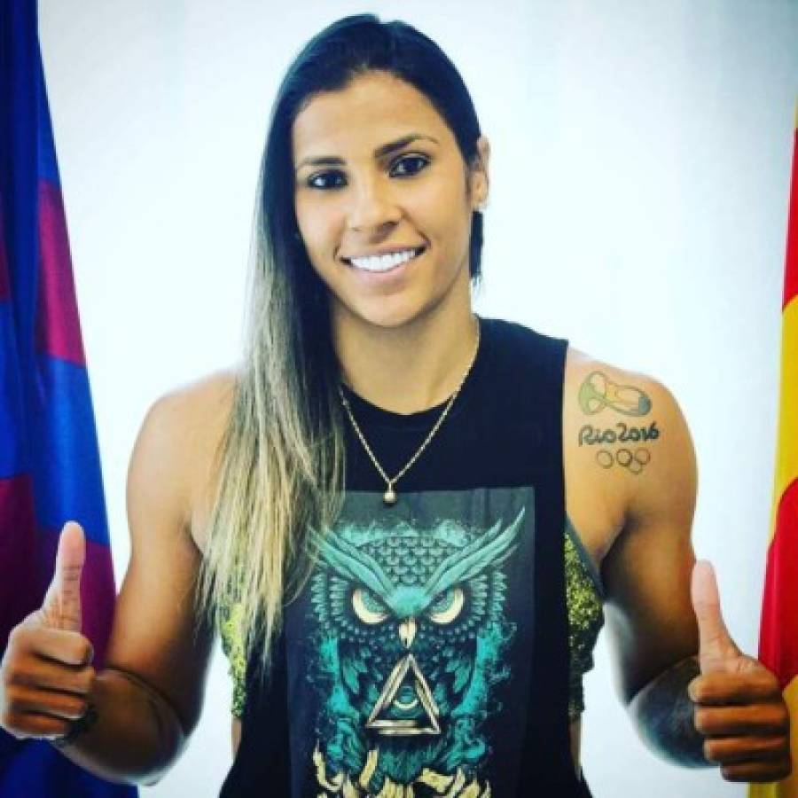 Fabiana da Silva, la sexi jugadora brasileña que fichó el Barcelona