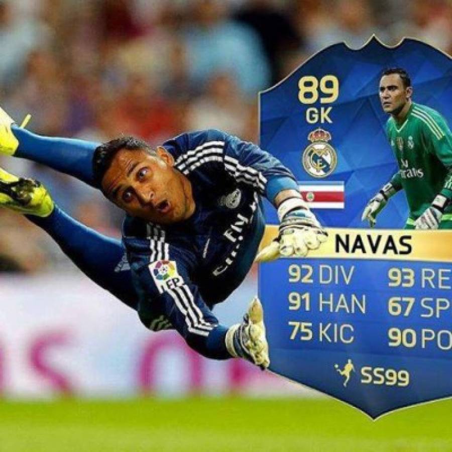 James Rodríguez se lució y Keylor Navas abandonó el reto de habilidad de FIFA 17