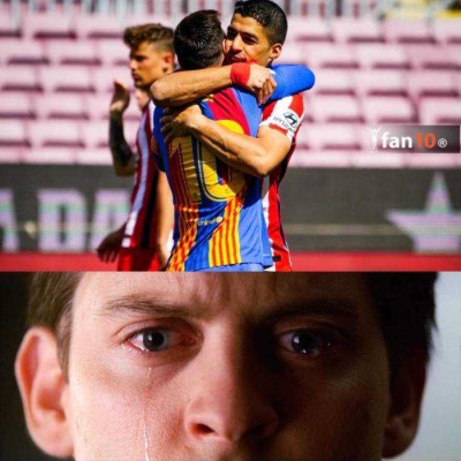 Messi y Luis Suárez, protagonistas de los memes tras el duro empate entre Barcelona y Atlético