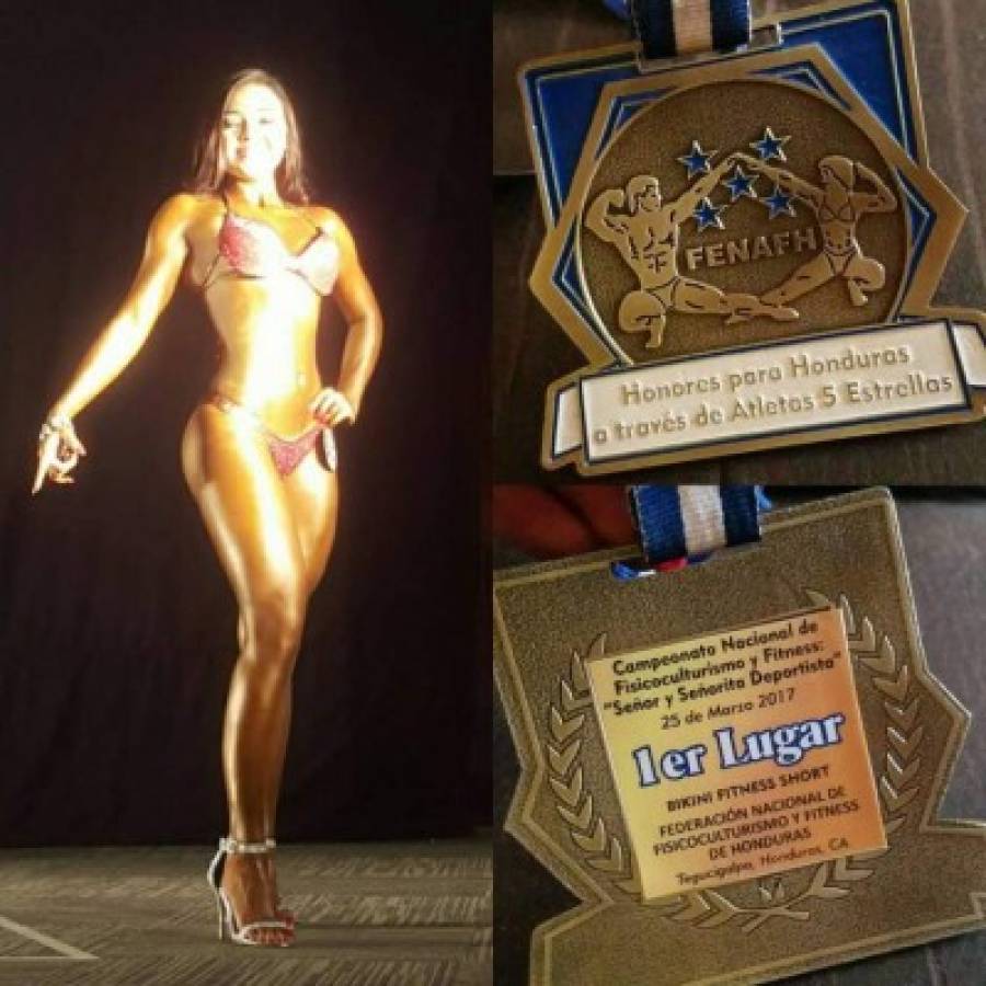 Fany Fuentes, la joven hondureña que está triunfando en el mundo del fitness