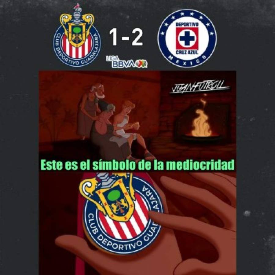 Liga MX: Como cada semana, los memes liquidan a Chivas 'galácticas' por la derrota ante Cruz Azul