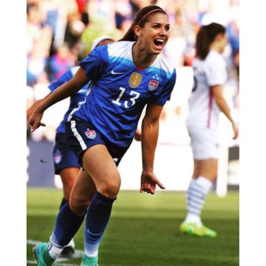 Tras haberse casado, así luce la bella futbolista Alex Morgan