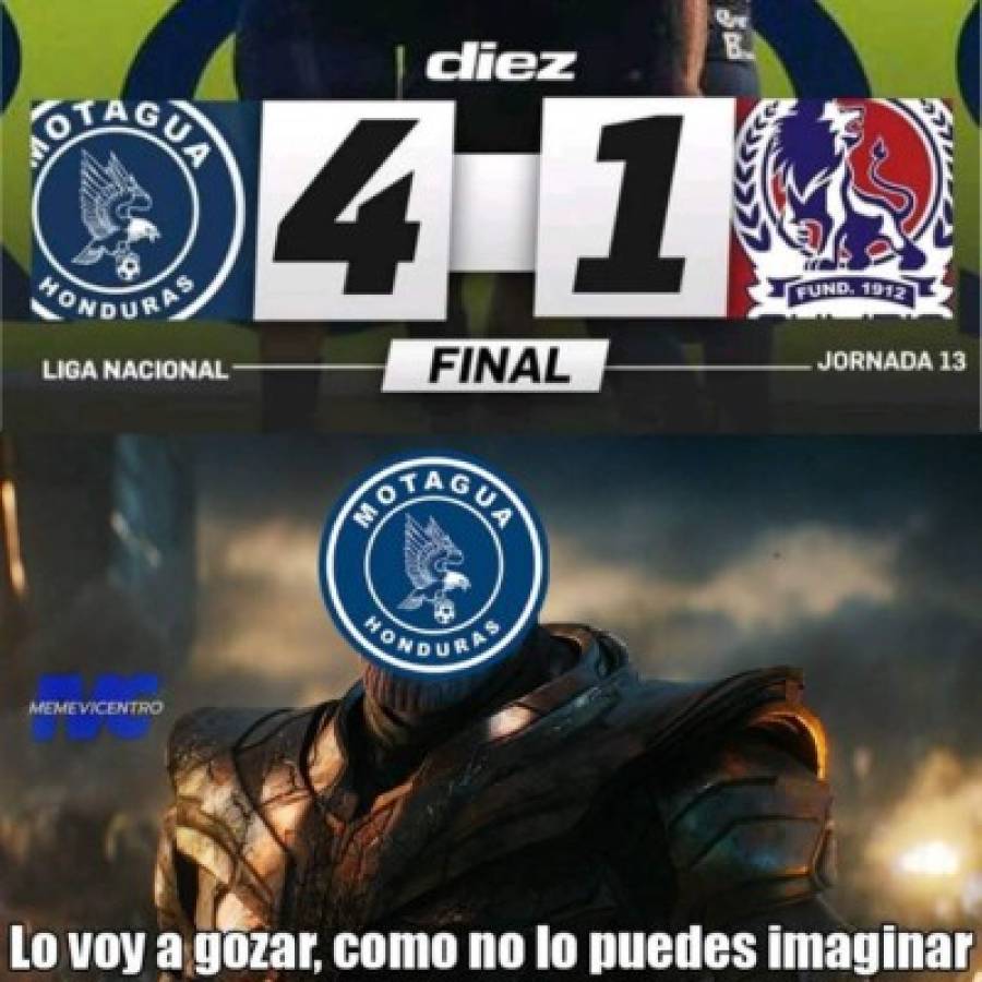 Motagua revienta con memes al Olimpia tras golearlo en Comayagua