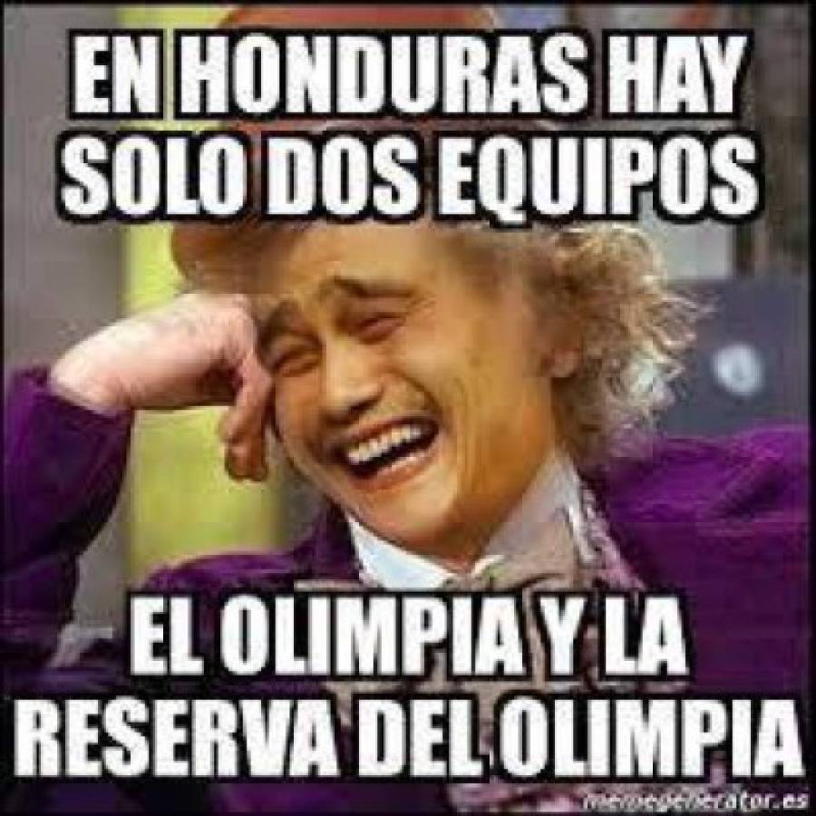 Olimpia tampoco perdona al Motagua con los memes tras ganar el clásico