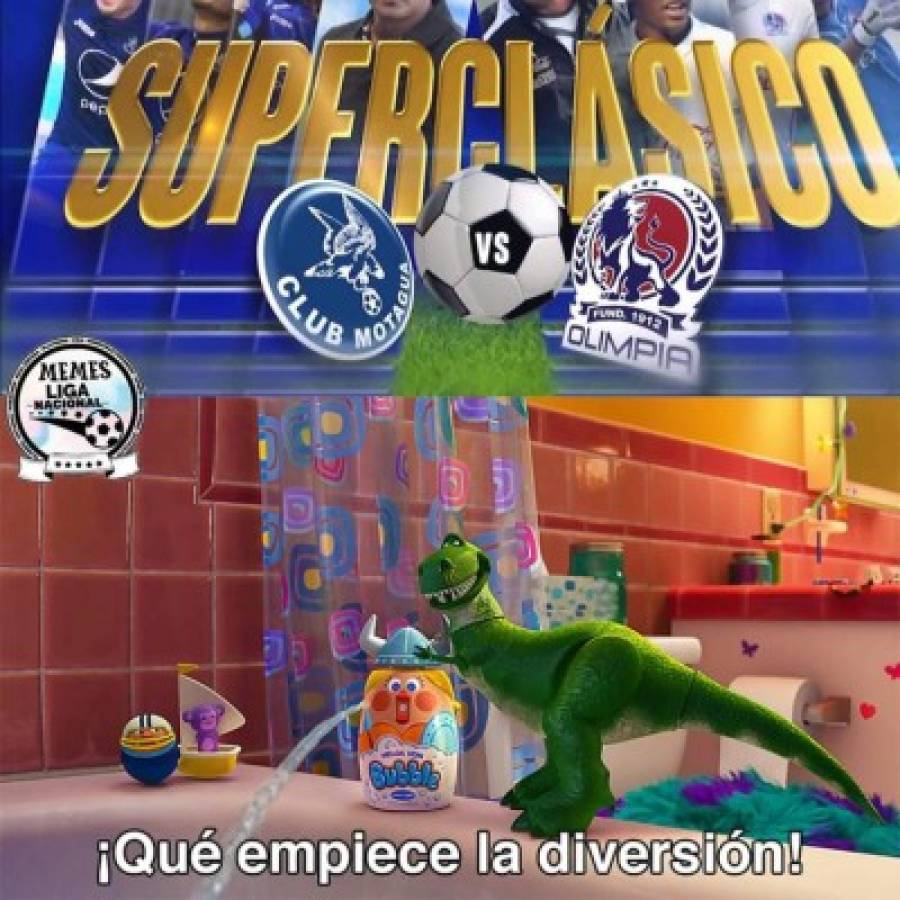 Los memes destrozan al Motagua tras caer en el clásico ante Olimpia en Comayagua